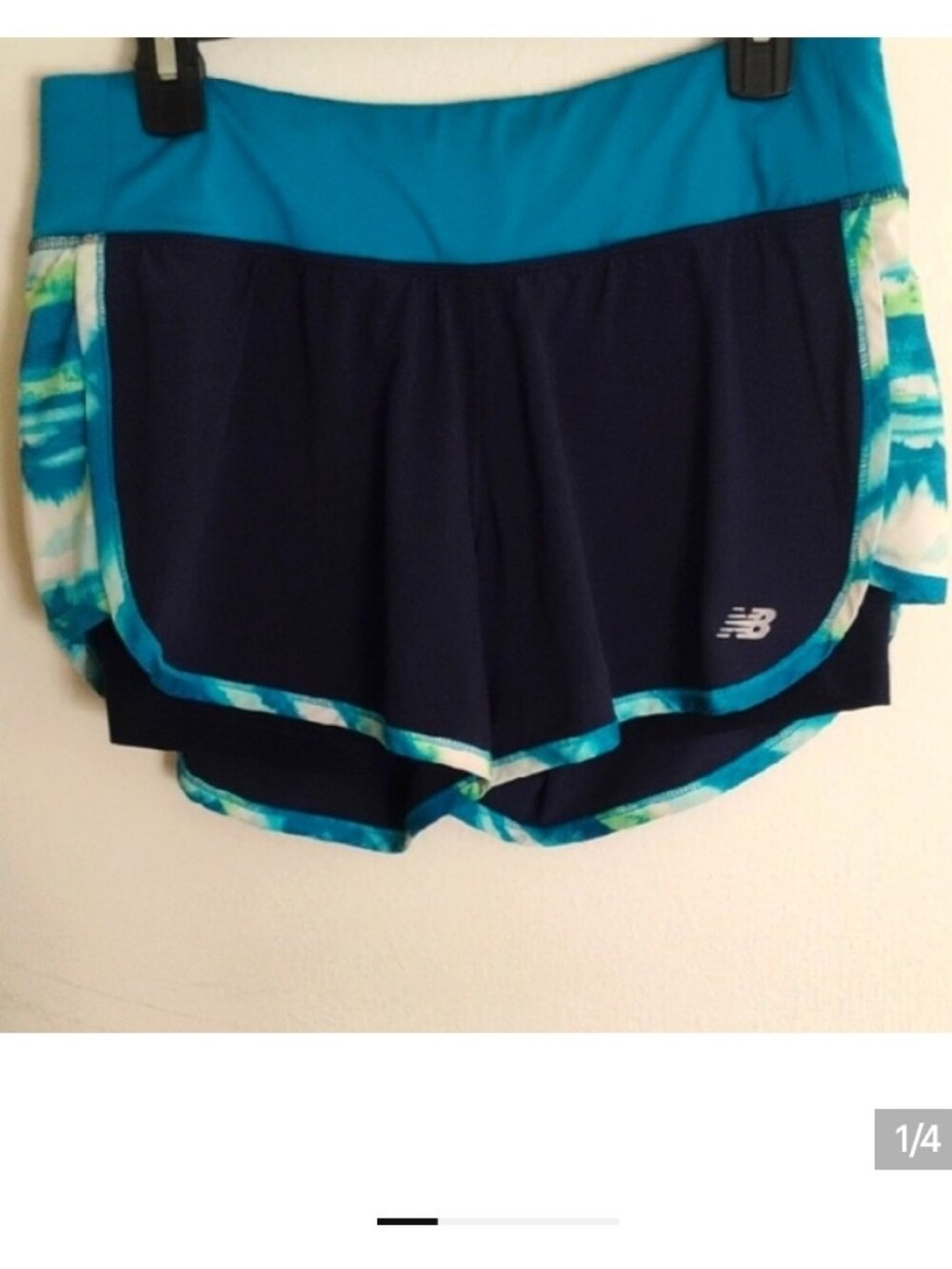New Balance Blue Athletic Shorts for Performance Size Medium